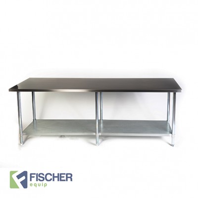 2134 x 610mm Stainless Steel Bench #430 Grade